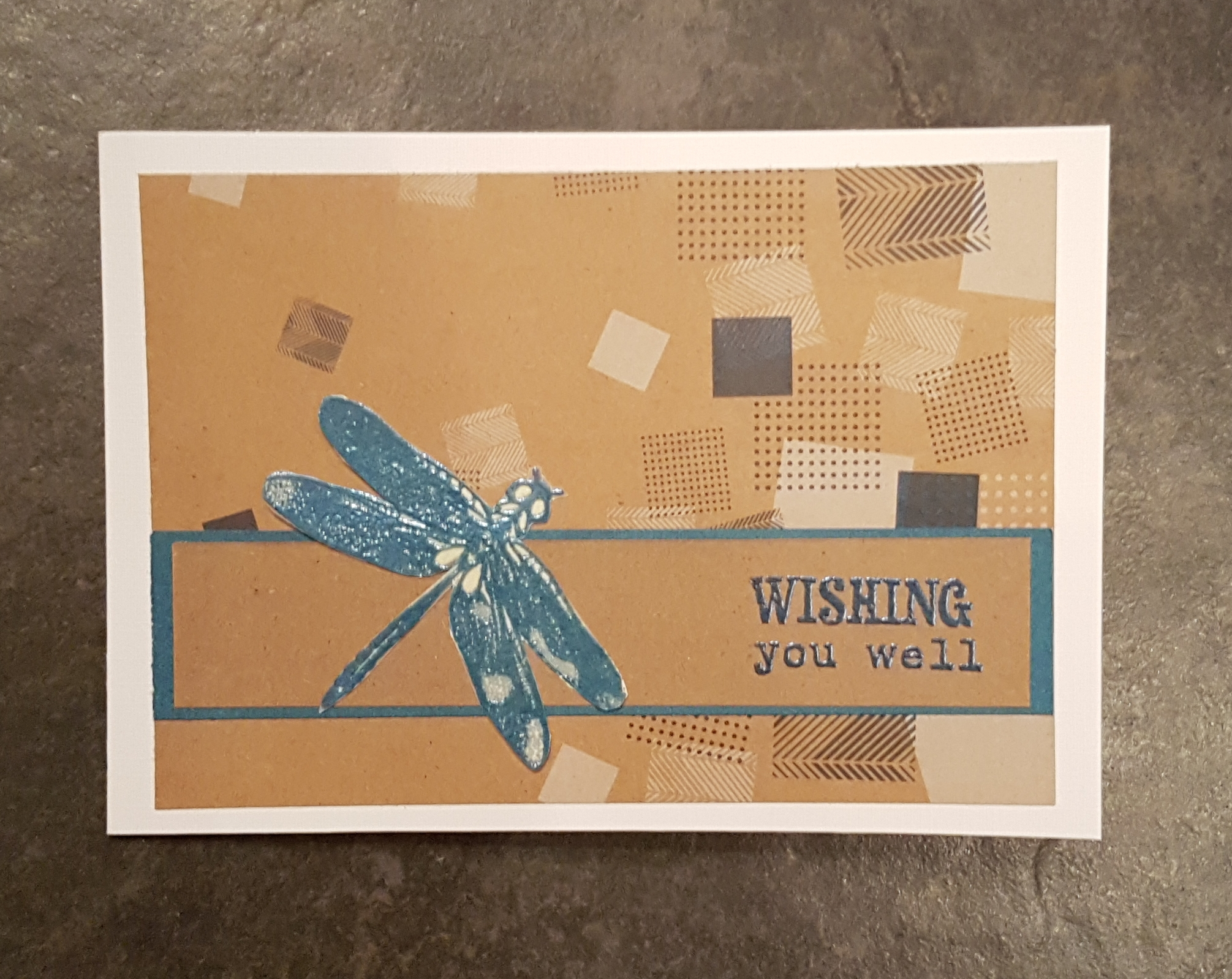 Beautiful Get Well Soon Card Inky Fingered Cat Ideas - Dragonfly , HD Wallpaper & Backgrounds