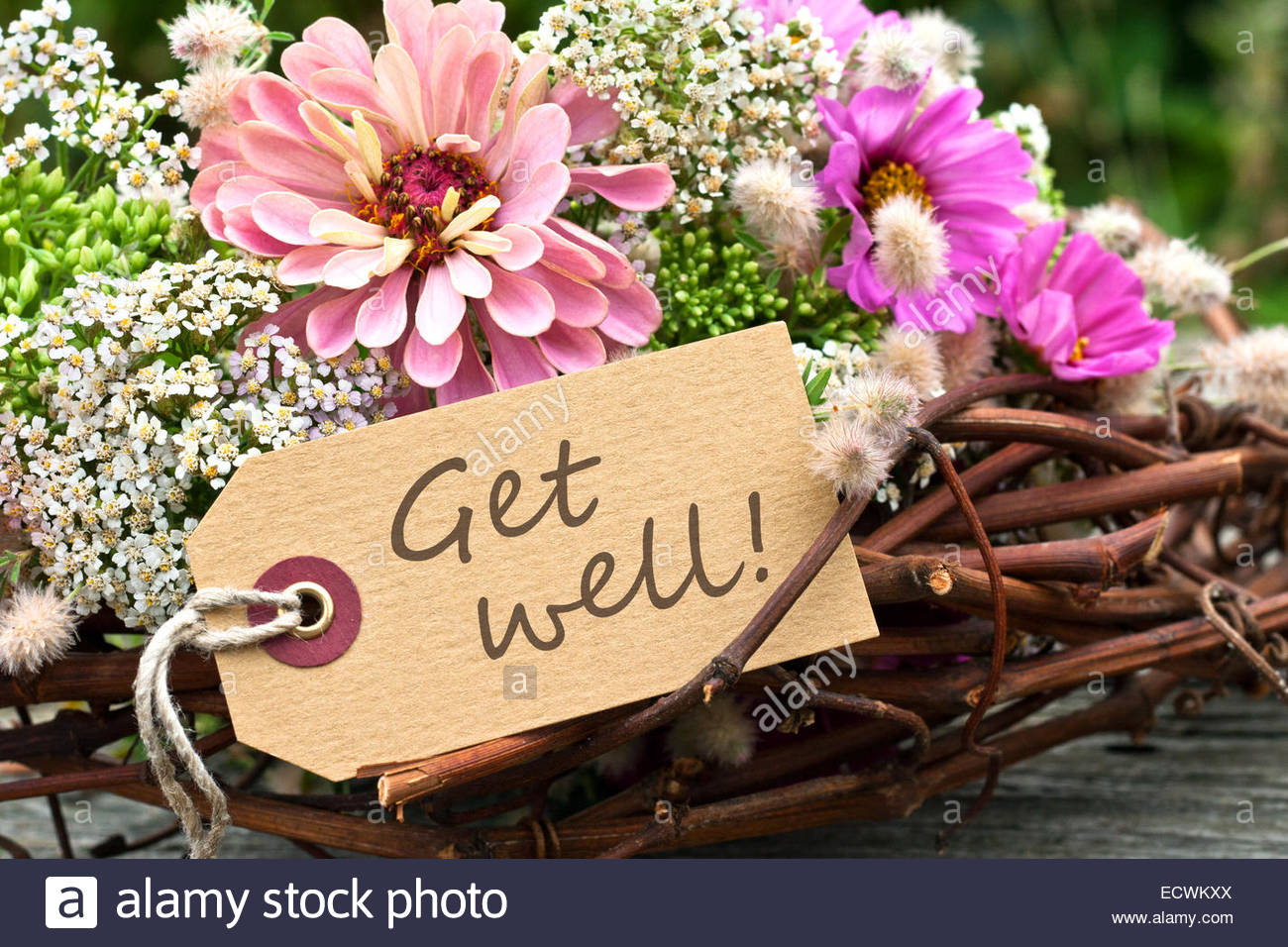 Go To Image - Get Well Soon With Flowers , HD Wallpaper & Backgrounds