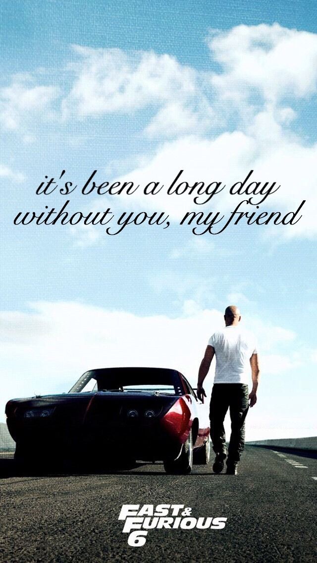 Fast & Furious / See You Again Lyrics Backgrounds - Fast And Furious Dom Poster , HD Wallpaper & Backgrounds