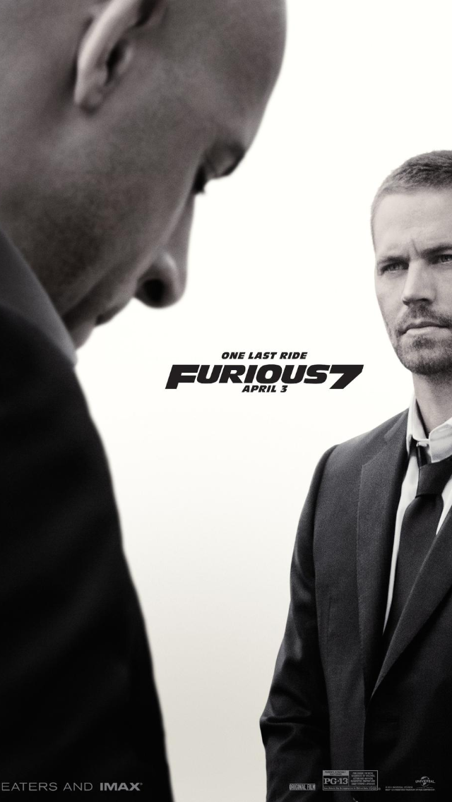 Fast And Furious 7 Iphone 5 Wallpaper - Fast And Furious 7 Plakat , HD Wallpaper & Backgrounds