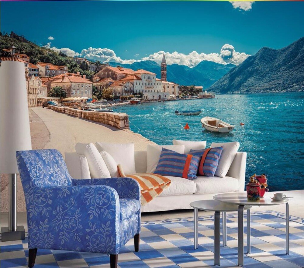 3d Room Wallpaper Benutzerdefinierten Wandbild Europäischen - Montenegro Coast , HD Wallpaper & Backgrounds