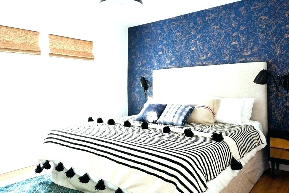 Accent Wall Wallpaper Living Room Master Bedroom Ideas - Accent Wall , HD Wallpaper & Backgrounds