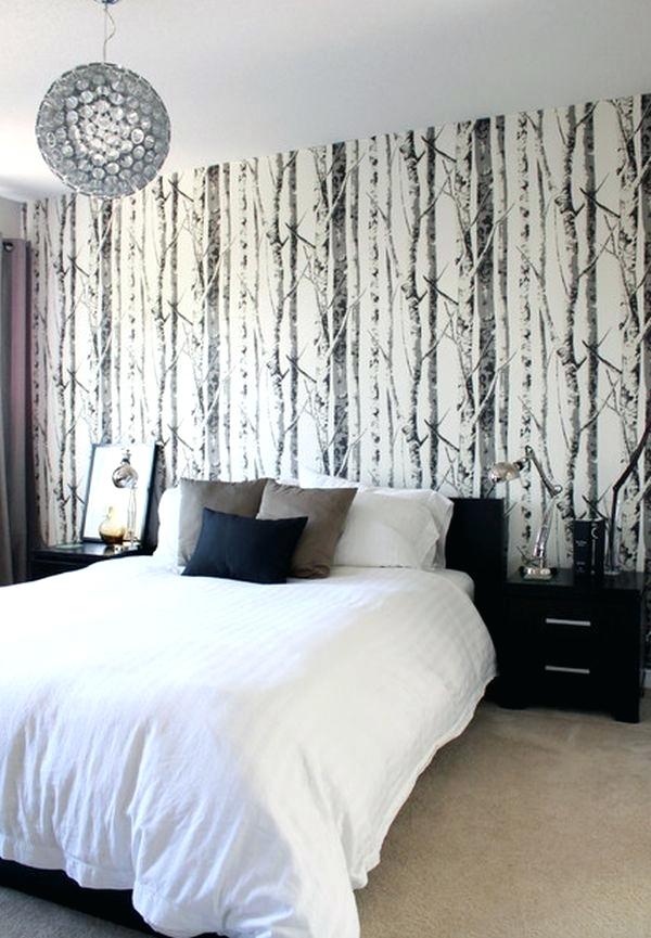 Wallpaper For Bedroom Accent Wall Accent Wall View Black