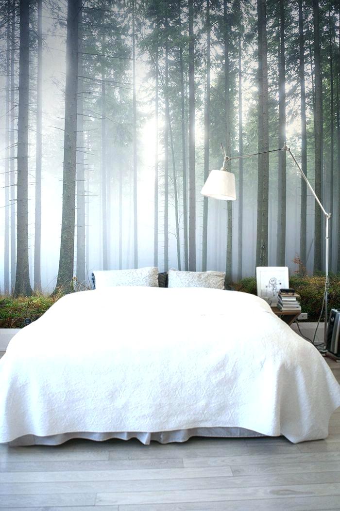 Wallpaper Designs For Master Bedroom Wall Paper For - Forest Mural Wallpaper Bedroom , HD Wallpaper & Backgrounds