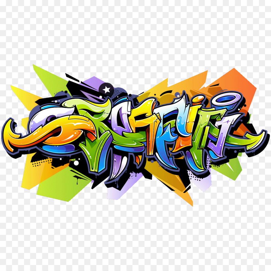 Paper, Sticker, Wall Decal, Art, Yellow Png - Street Art Graffiti Letters , HD Wallpaper & Backgrounds