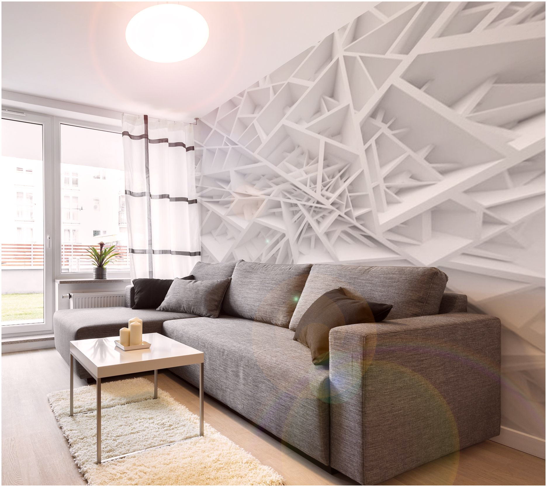 Living Room Wallpaper Designs Uk Gallery - Westinghouse Turbo Swirl 78158 , HD Wallpaper & Backgrounds