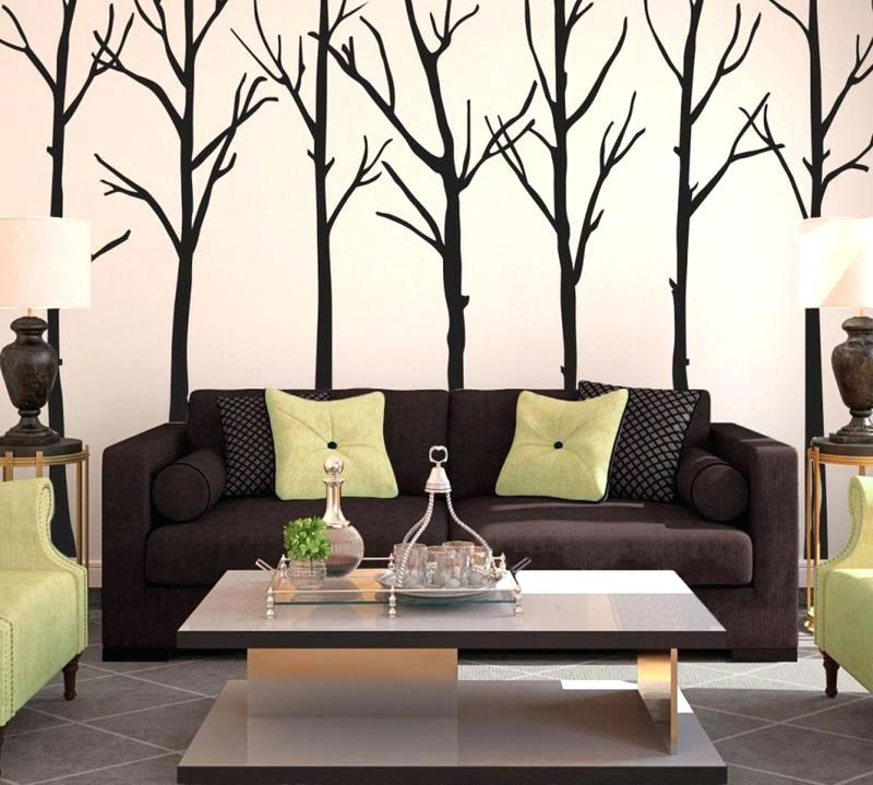 Grey Living Room Wallpaper X Auto Wallpaper For Lounge - Painting A Tree Trunk On A Wall , HD Wallpaper & Backgrounds