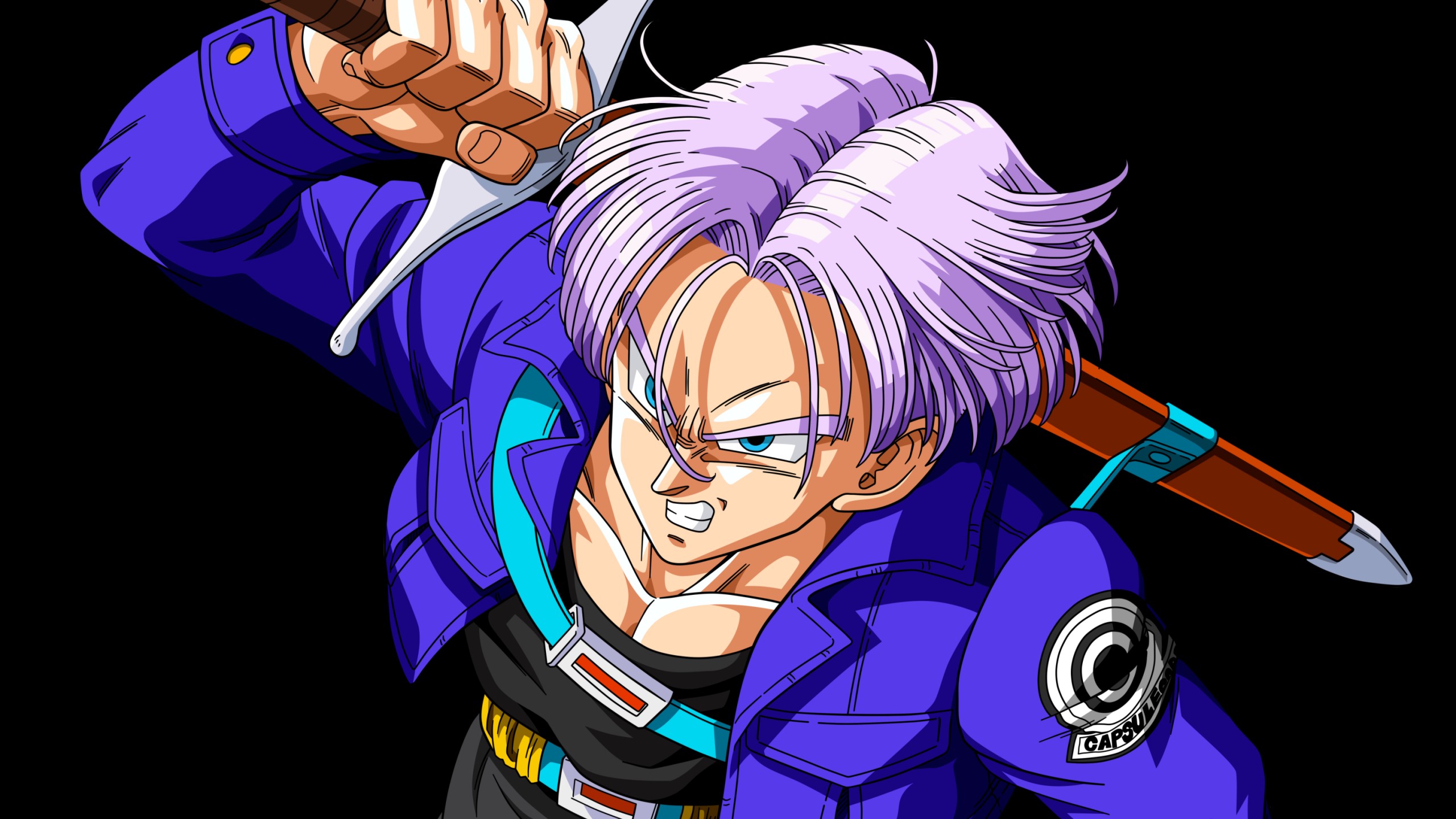 Download Future Trunks Keychain, Future Trunks Kid - Dragon Ball Z Trunks , HD Wallpaper & Backgrounds