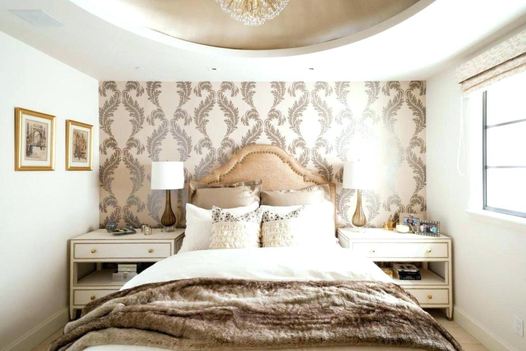 Master Bedroom Wallpaper Ideas Designs For With Accent - Grey Bedrooms With An Accent Wall , HD Wallpaper & Backgrounds