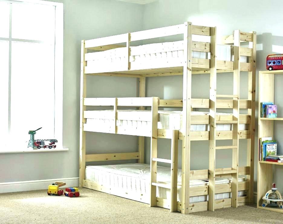 Loft Beds For Small Rooms Bed Ideas Adults Space Saving - Triple Sleeper Bunk Bed , HD Wallpaper & Backgrounds