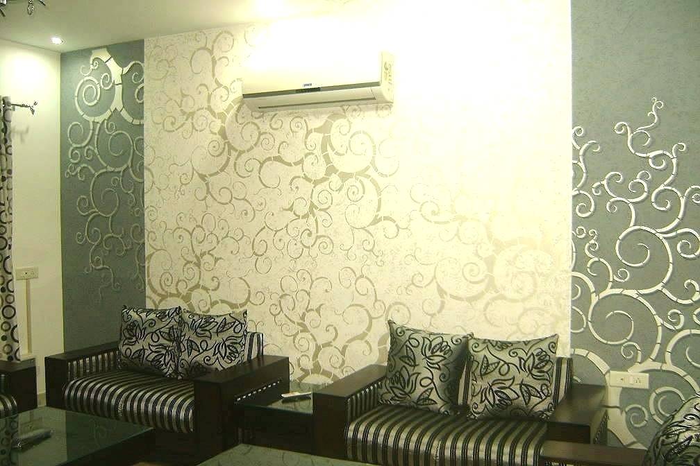 Asian Paints Wall Texture Design For Living Room
