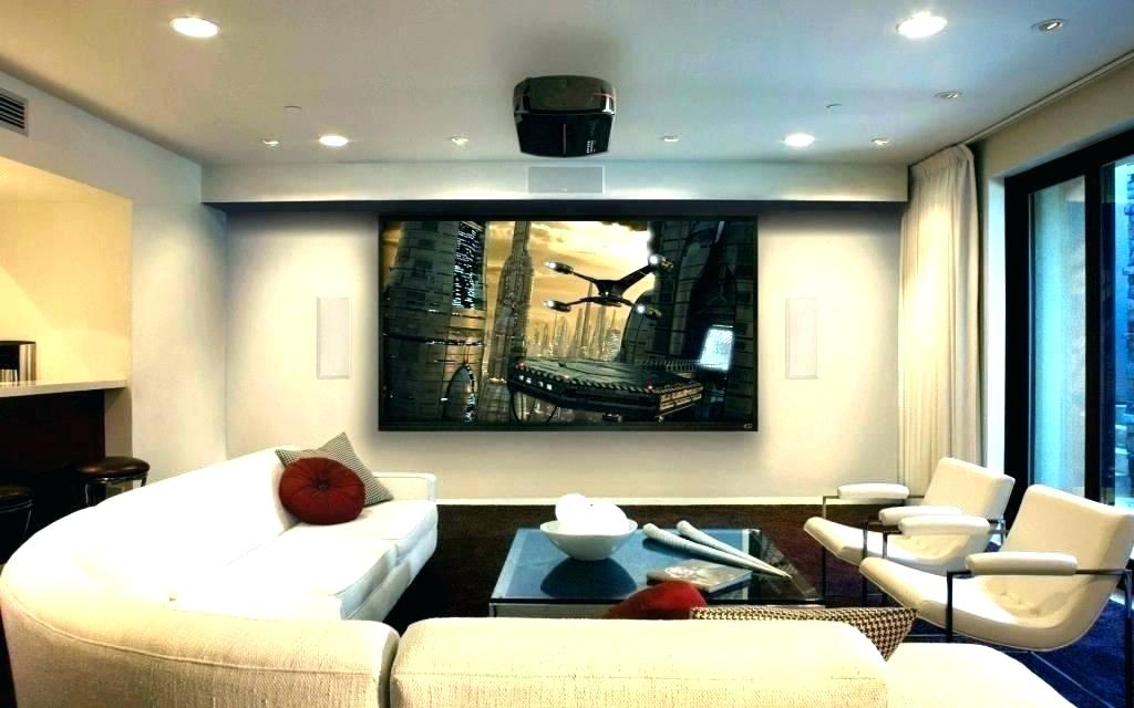 Wallpaper For Rooms Decoration Bedroom Wallpaper Ideas - Living Room Design With Projector , HD Wallpaper & Backgrounds