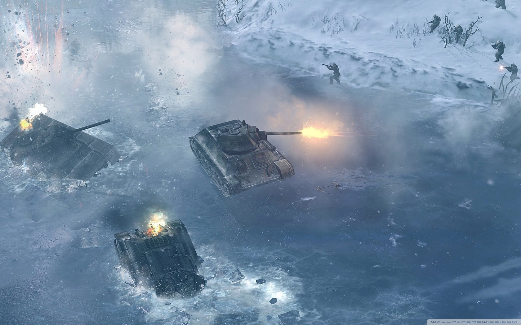 Wide - Company Of Heroes , HD Wallpaper & Backgrounds