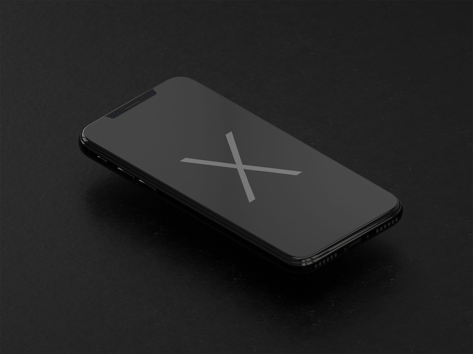 Black Iphone 5 Fresh Black X Wallpaper Lovely Iphone - Iphone X Black Mockup Free , HD Wallpaper & Backgrounds