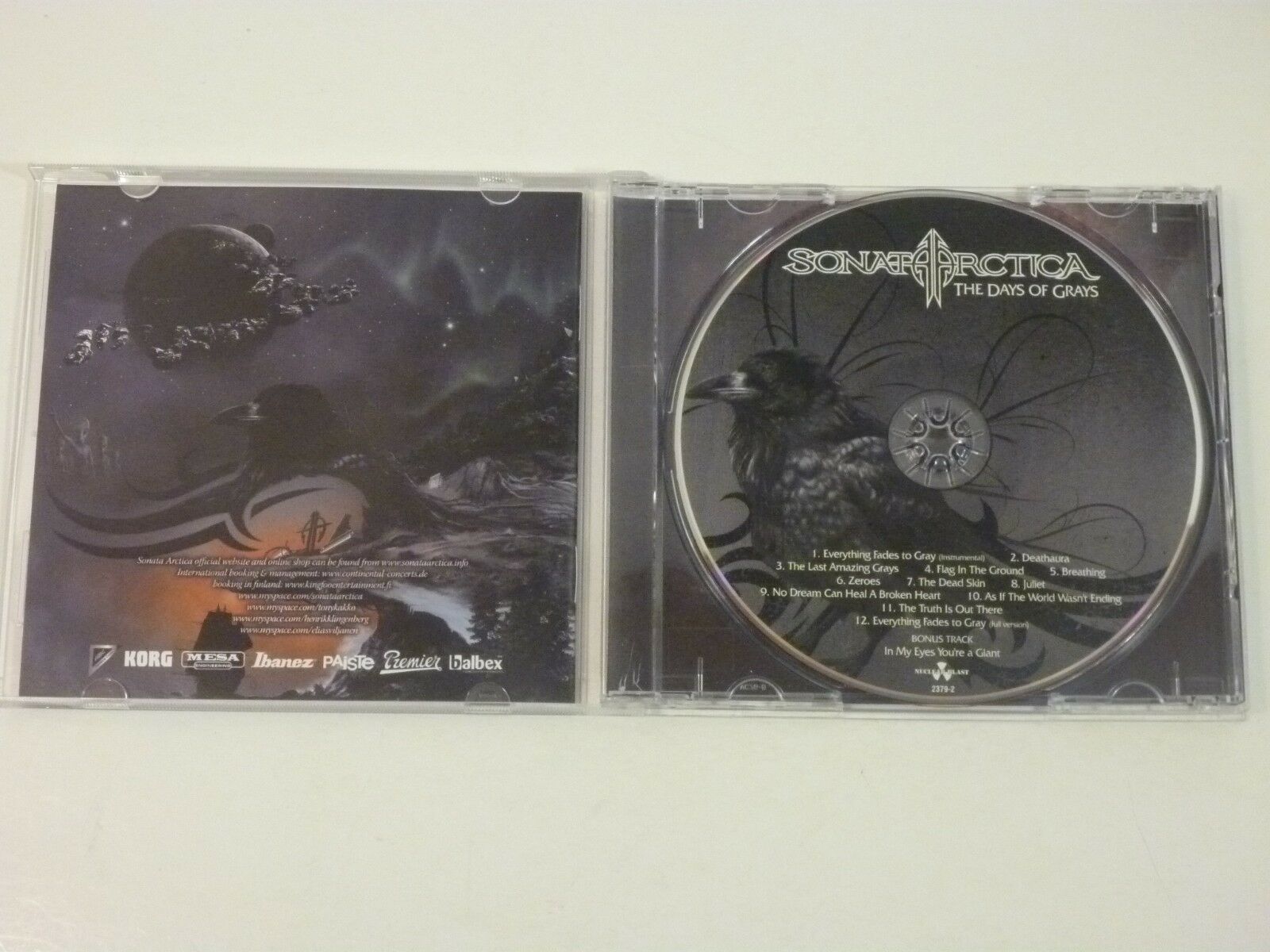 Buy The Days Of Grays By Sonata Arctica (cd, Feb-2013, - Arctica The Days Of Grays , HD Wallpaper & Backgrounds