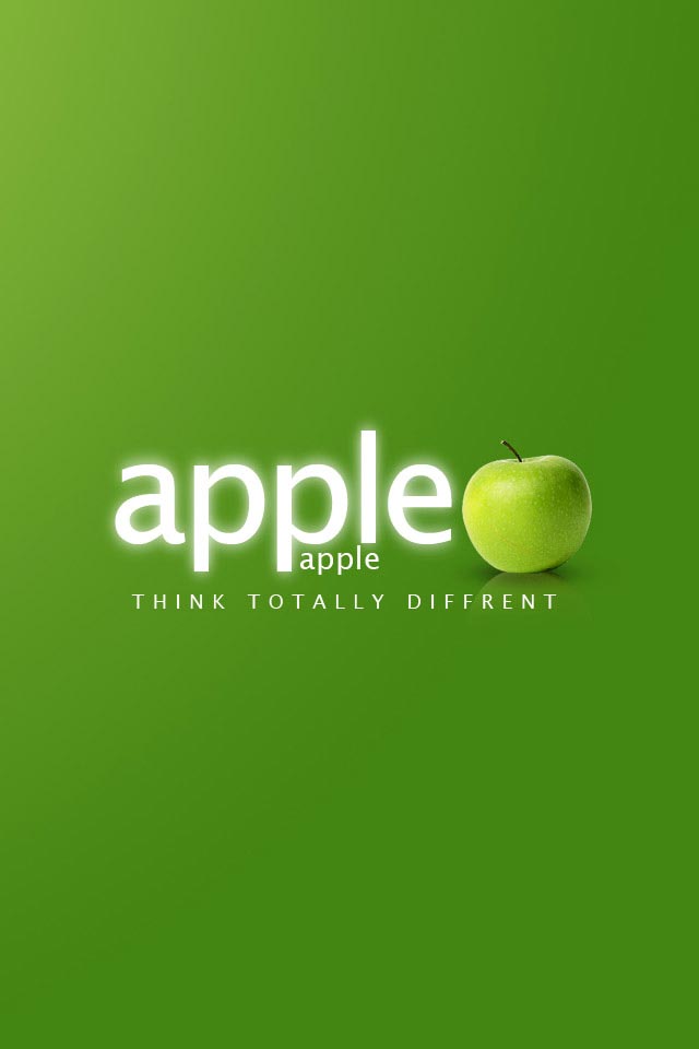40 State Of The Art Creative Iphone 4s Wallpapers - Granny Smith , HD Wallpaper & Backgrounds