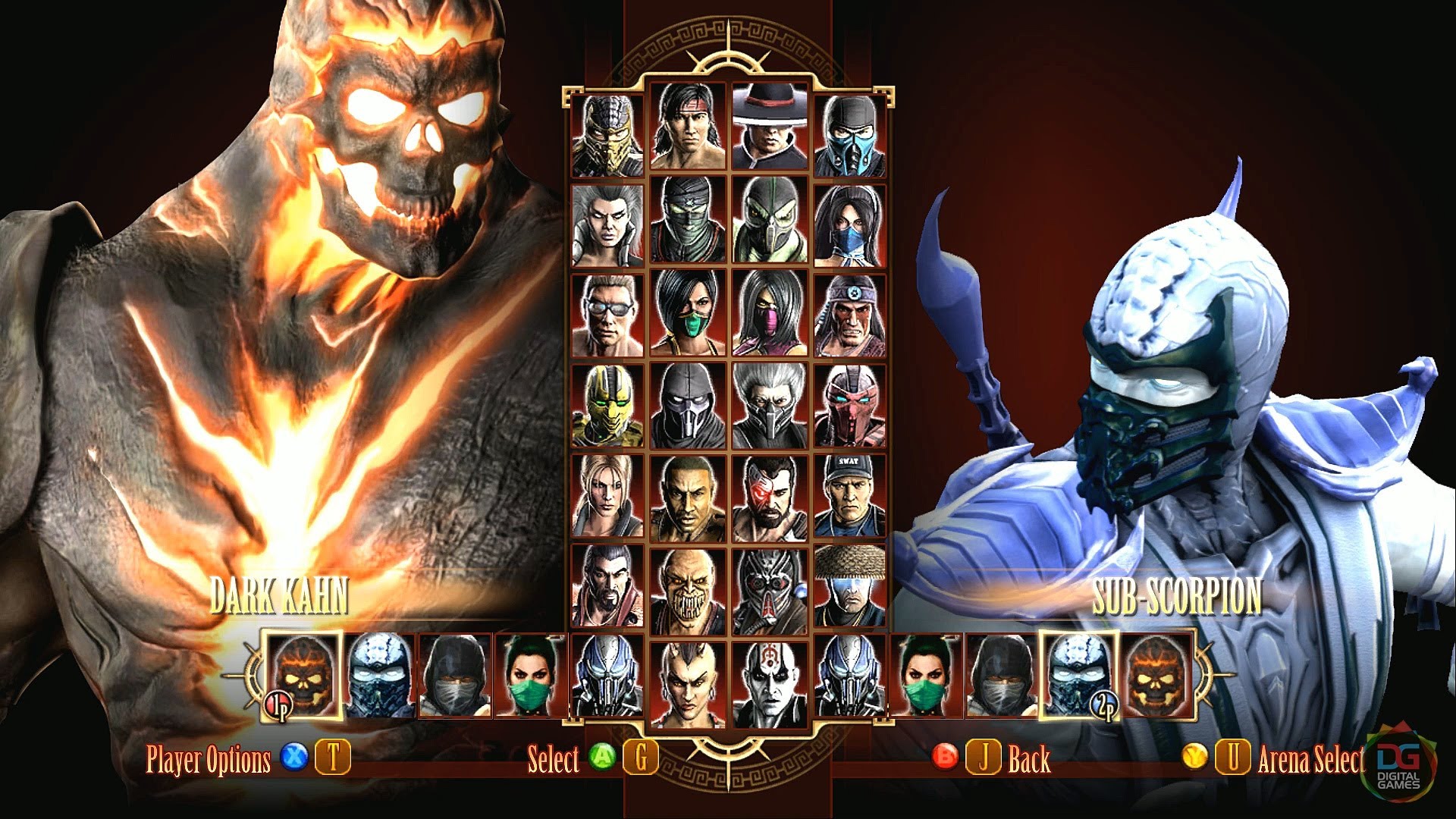 Most Beautiful Mortal Kombat 9 Fhdq Pictures - Mortal Kombat 9 Character Select , HD Wallpaper & Backgrounds