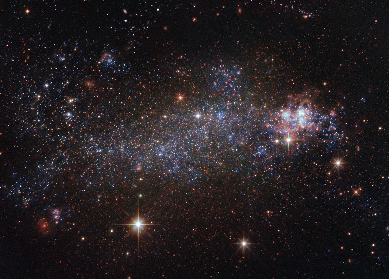 Rebel Rebel - Hubble Telescope Irregular Galaxy , HD Wallpaper & Backgrounds
