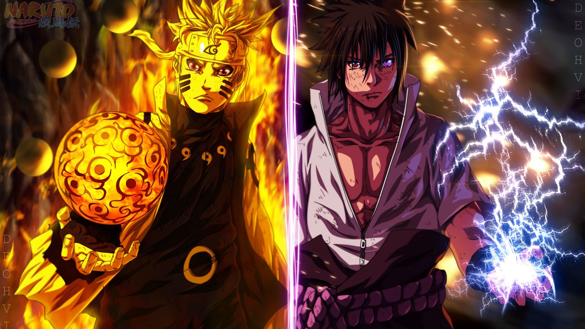 Naruto Vs Sasuke 4k Wallpaper For Android - Naruto Vs Sasuke Wallpaper Hd , HD Wallpaper & Backgrounds