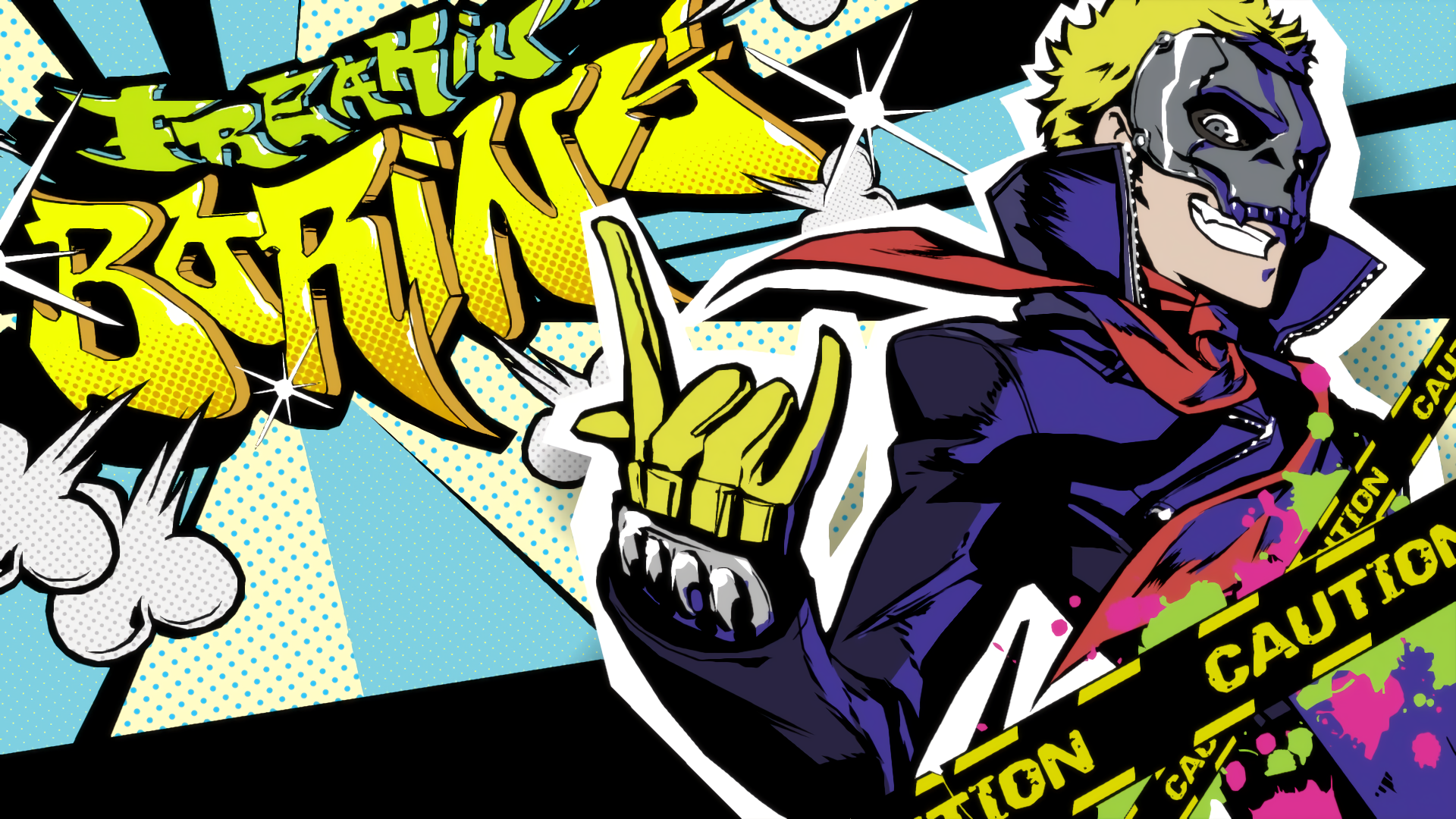 Wallpapers Id - - Persona 5 Ryuji All Out Attack , HD Wallpaper & Backgrounds