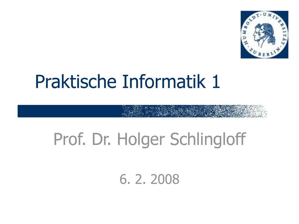 Praktische Informatik - Humboldt University Of Berlin , HD Wallpaper & Backgrounds