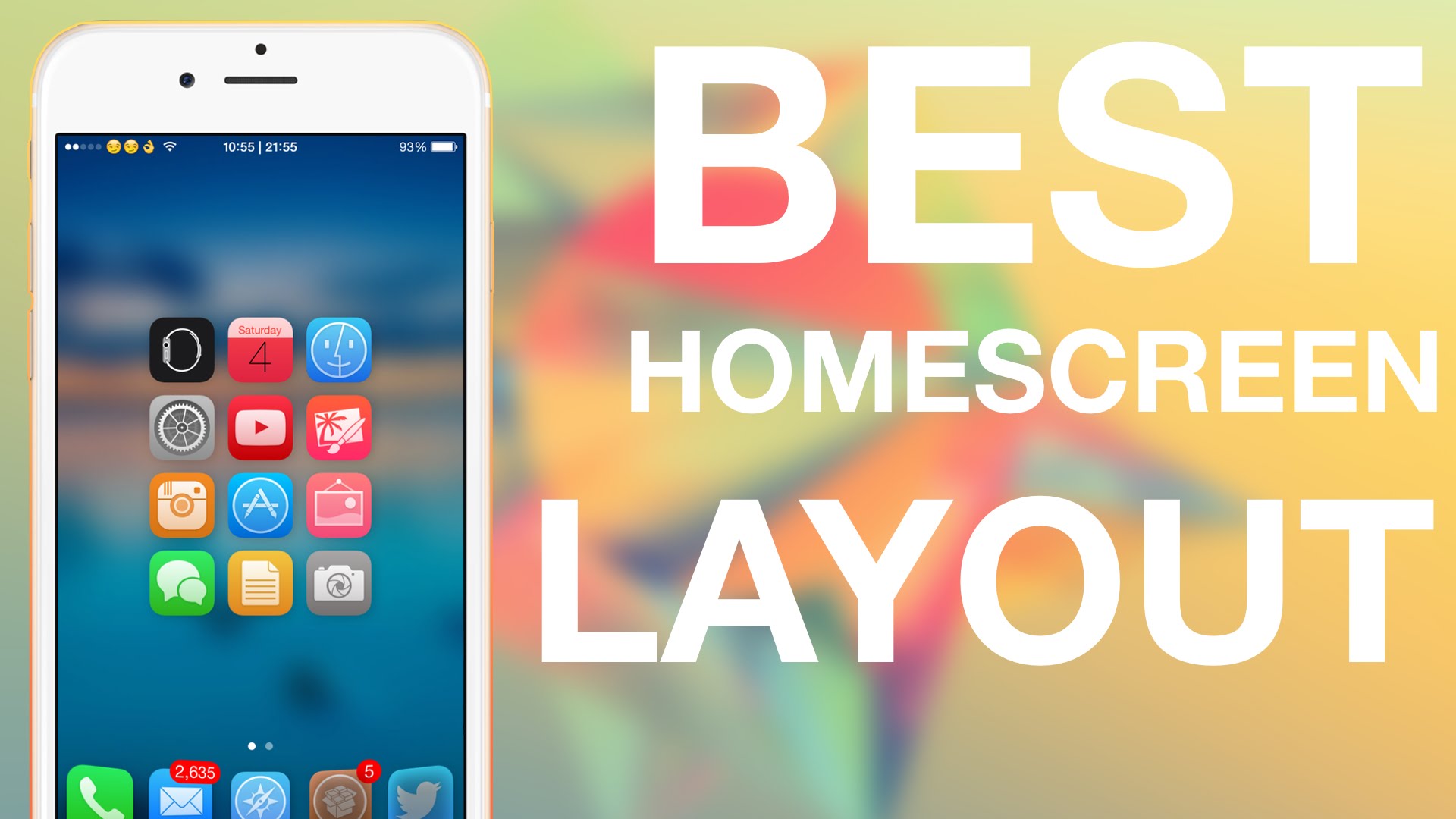 Best Iphone Home Screen Wallpaper - Smartphone , HD Wallpaper & Backgrounds