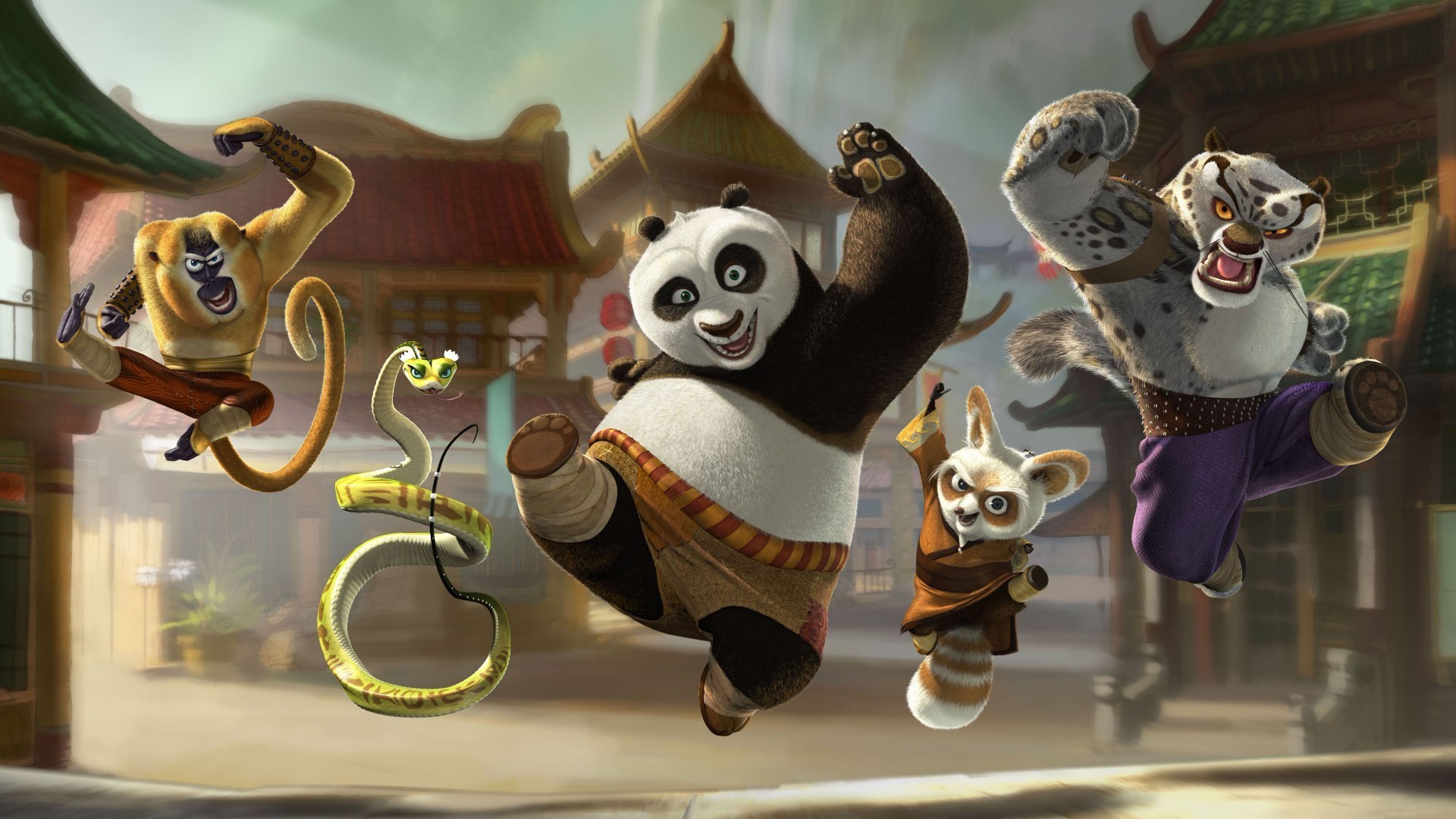 Kung Fu Panda Wallpaper - Kung Fu Panda 4d , HD Wallpaper & Backgrounds