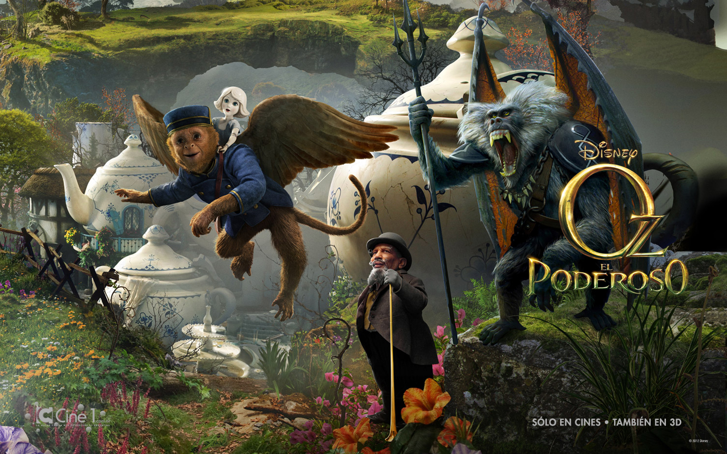 Flying Baboons Oz The Great And Powerful , HD Wallpaper & Backgrounds