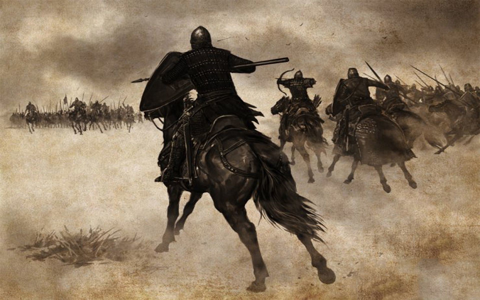 Knights Templar Wallpaper Medieval - Mount And Blade Artwork , HD Wallpaper & Backgrounds