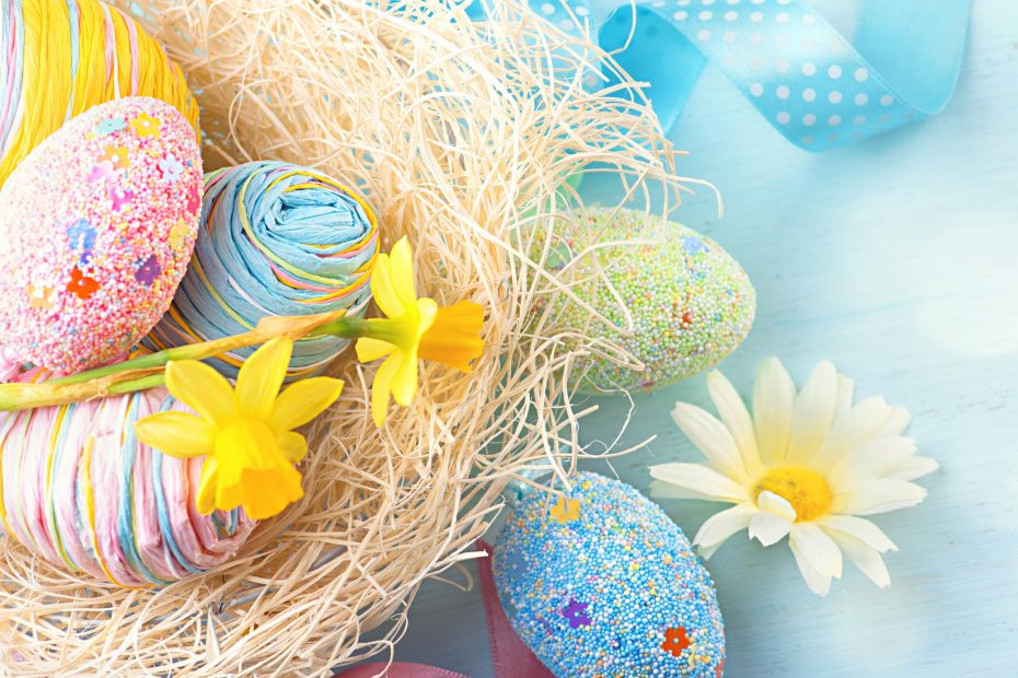 Wallpaper Easter, Eggs, Flower, 8k, Holidays - Easter Egg Wallpaper Hd , HD Wallpaper & Backgrounds