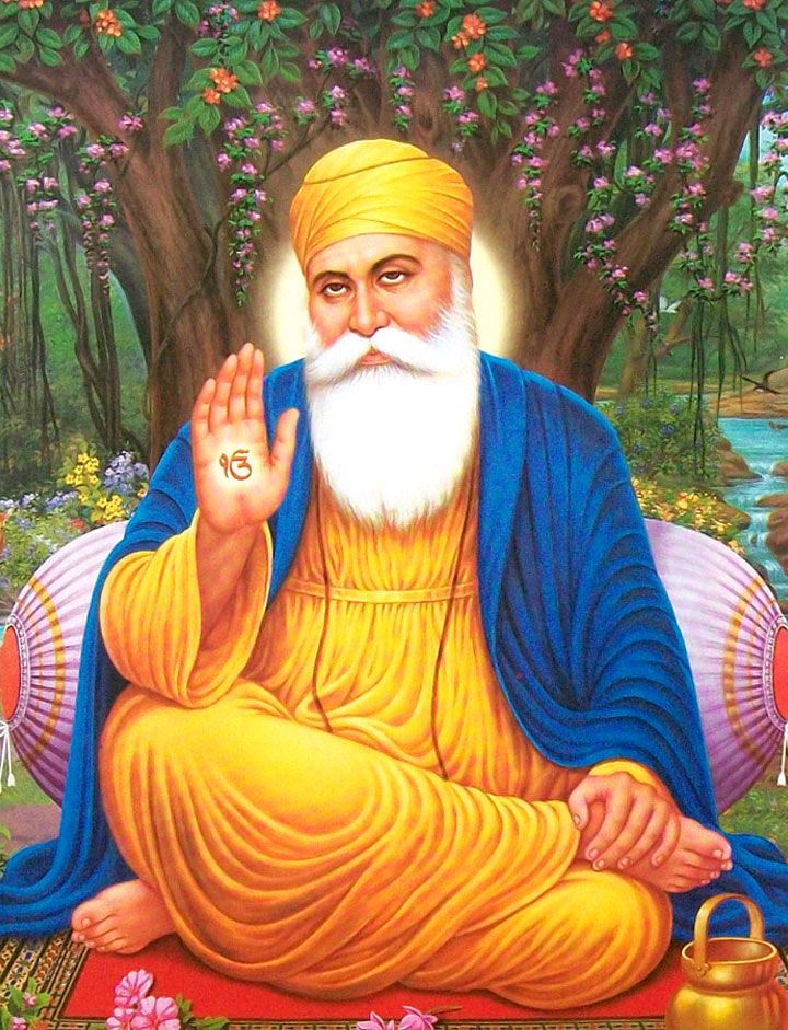 Sikh Guru Wallpaper - Guru Nanak Dev Ji , HD Wallpaper & Backgrounds