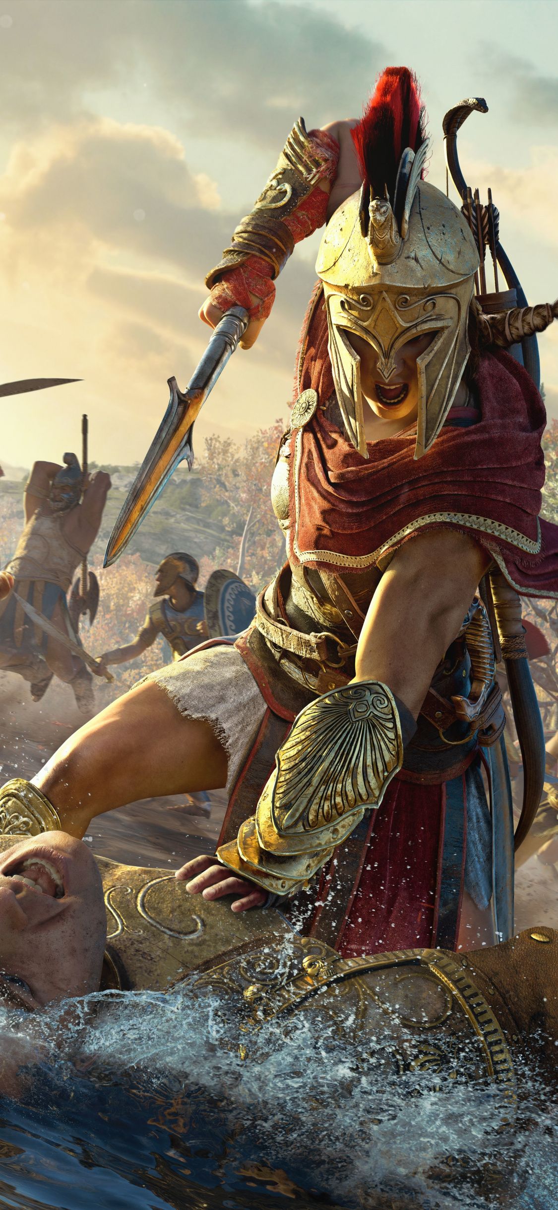 Kassandra, Assassin's Creed Odyssey, Warrior, 2018, - Assassin's Creed Odyssey Iphone , HD Wallpaper & Backgrounds