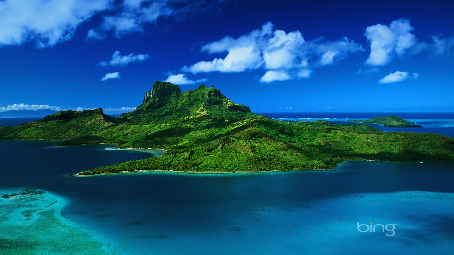 29 Most Beautiful Bing Wallpapers For Android Phones - Landscape Bora Bora , HD Wallpaper & Backgrounds