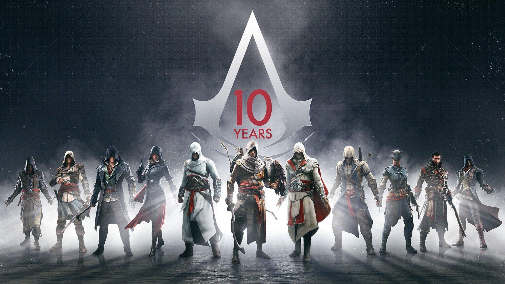 Assassins Creed 10 Years, Assassin&039 - Assassin's Creed 10 Years , HD Wallpaper & Backgrounds