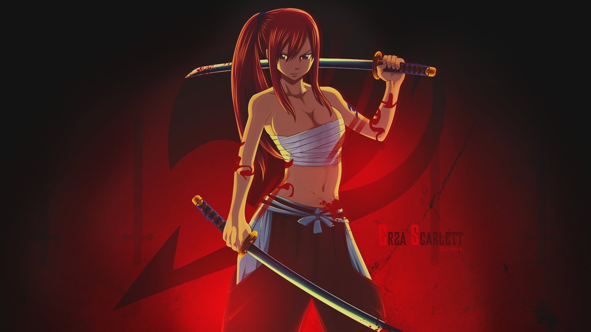 Fairy Tail Erza Wallapaper , HD Wallpaper & Backgrounds