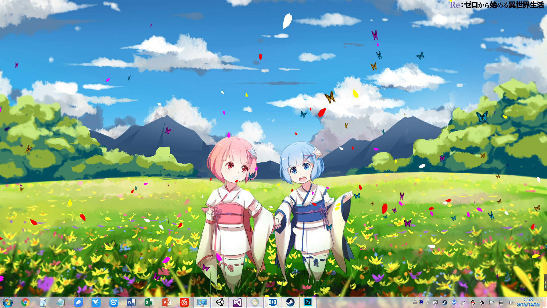 Re Zero Rem&ram Version - Steam Wallpaper Engine Workshop , HD Wallpaper & Backgrounds