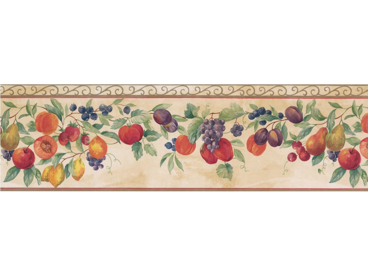 Garden Wallpaper Borders - Strawberry , HD Wallpaper & Backgrounds
