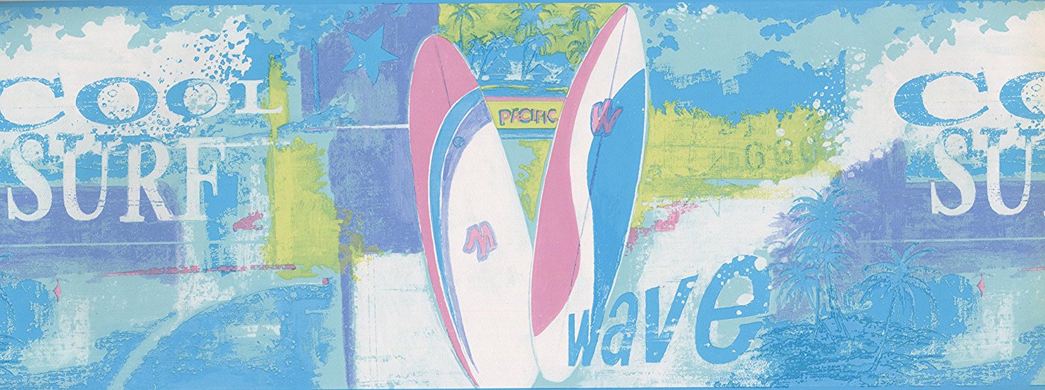 Wallpaper & Accessories Wallpaper Borders Wallpaper - Surfing , HD Wallpaper & Backgrounds
