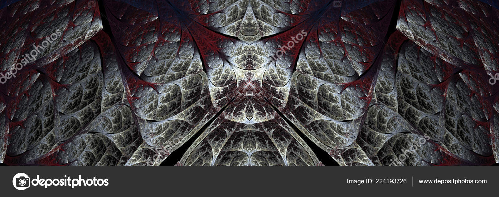 Intricate Fractal Pattern Extra Wide Format Wallpaper - Visual Arts , HD Wallpaper & Backgrounds