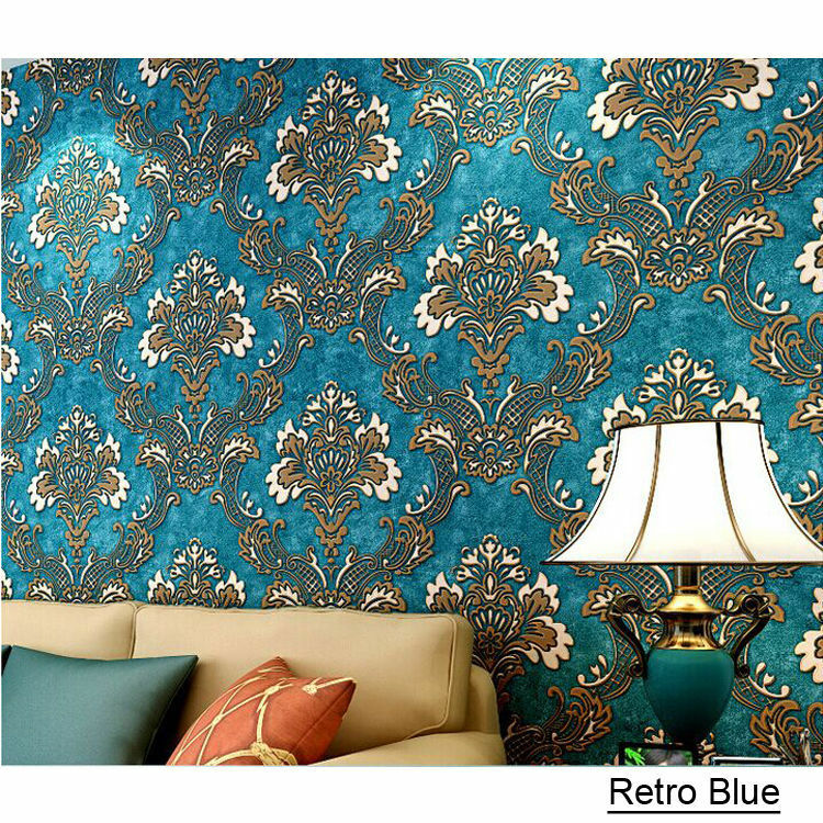 Details About Modern 3d Nonwoven Moistureproof Bedroom - Texture Luxury Pattern Wallpaper Hd , HD Wallpaper & Backgrounds