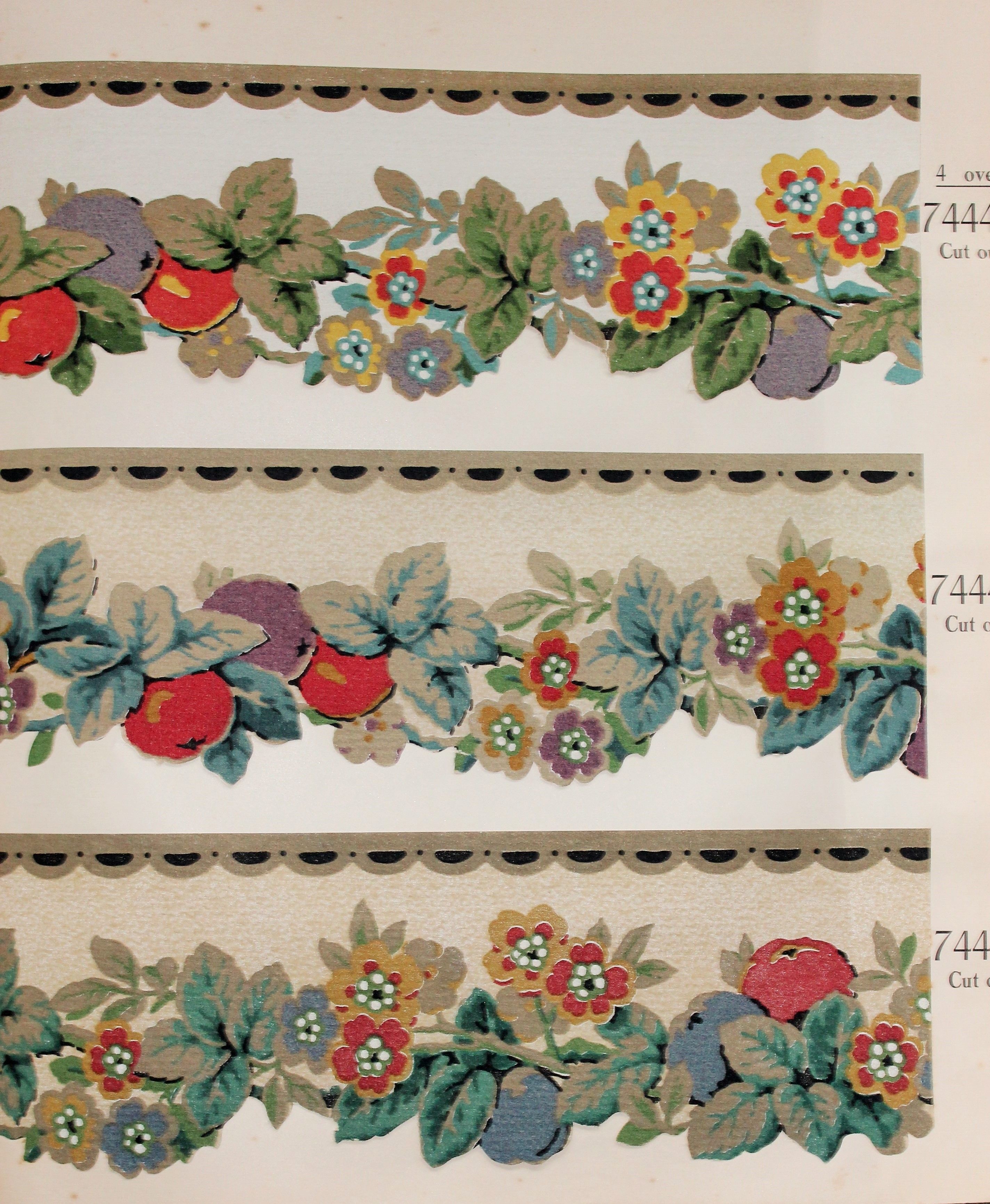 1920s Vintage Wallpaper Sample Of Border Patterns, - Embroidery , HD Wallpaper & Backgrounds