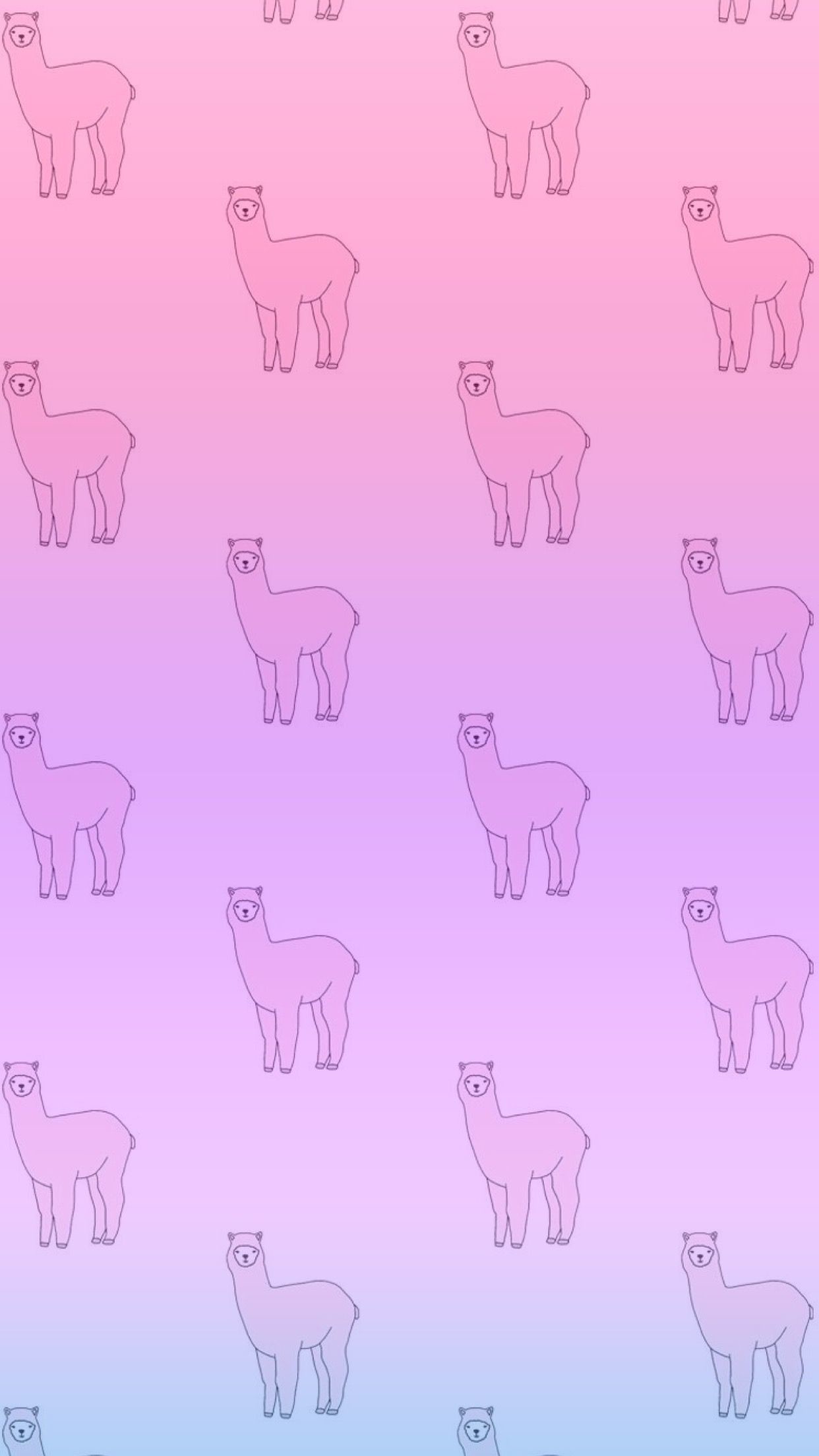 Purple Cute Girl Knot 3d Theme - Llama , HD Wallpaper & Backgrounds