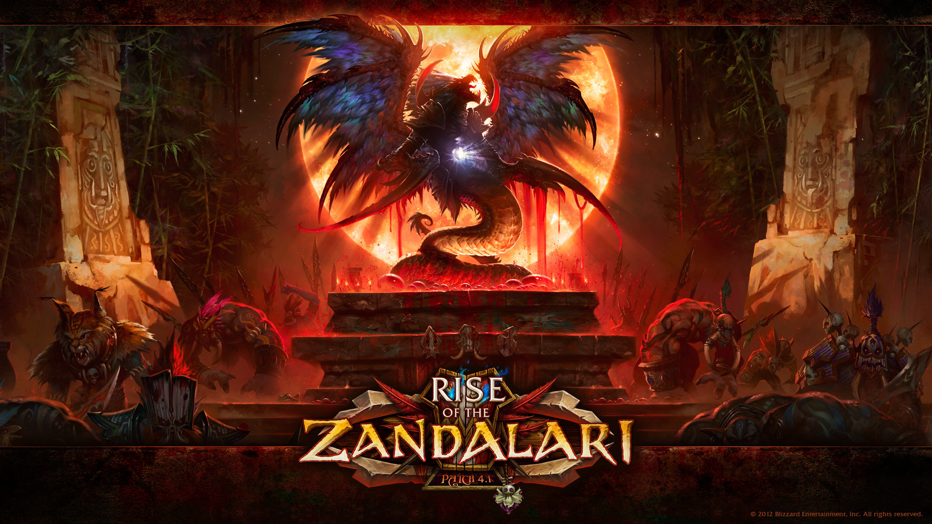 Download - - Rise Of The Zandalari , HD Wallpaper & Backgrounds