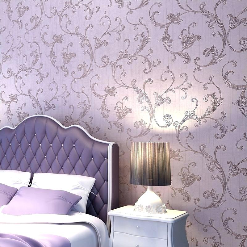 Wallpapers Bedroom Walls Attractive Incredible Purple - Purple Wallpaper For Bedroom Walls , HD Wallpaper & Backgrounds