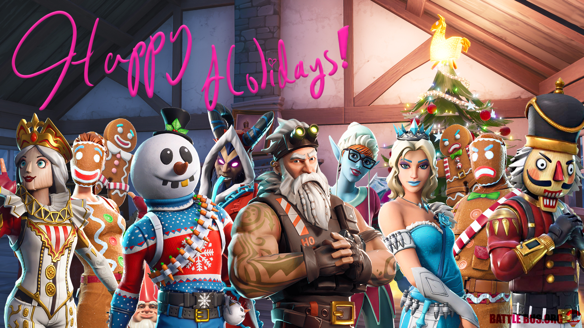 Fortnite Christmas Skins - Fortnite Christmas Skins 2019 , HD Wallpaper & Backgrounds