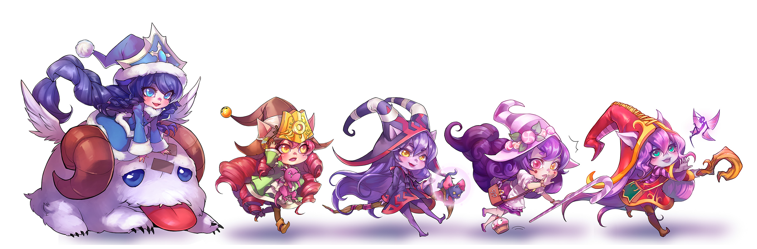 Lulu Skins By Ippus Hd Wallpaper Fan Art Artwork League - Lol Lulu Art , HD Wallpaper & Backgrounds