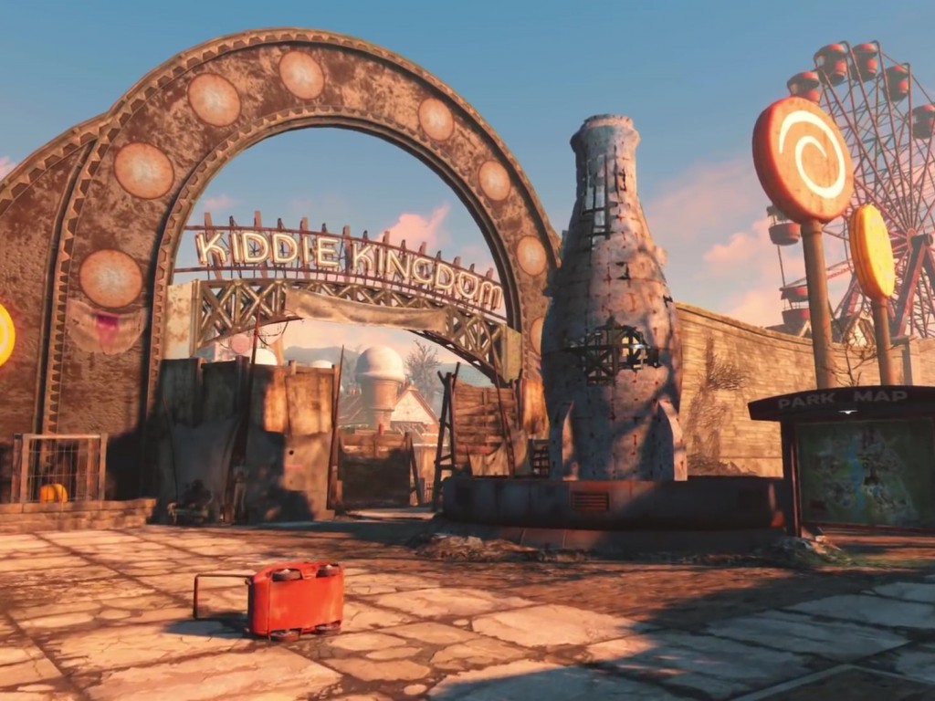 Fallout 4 Desktop Wallpaper Nuka World , HD Wallpaper & Backgrounds