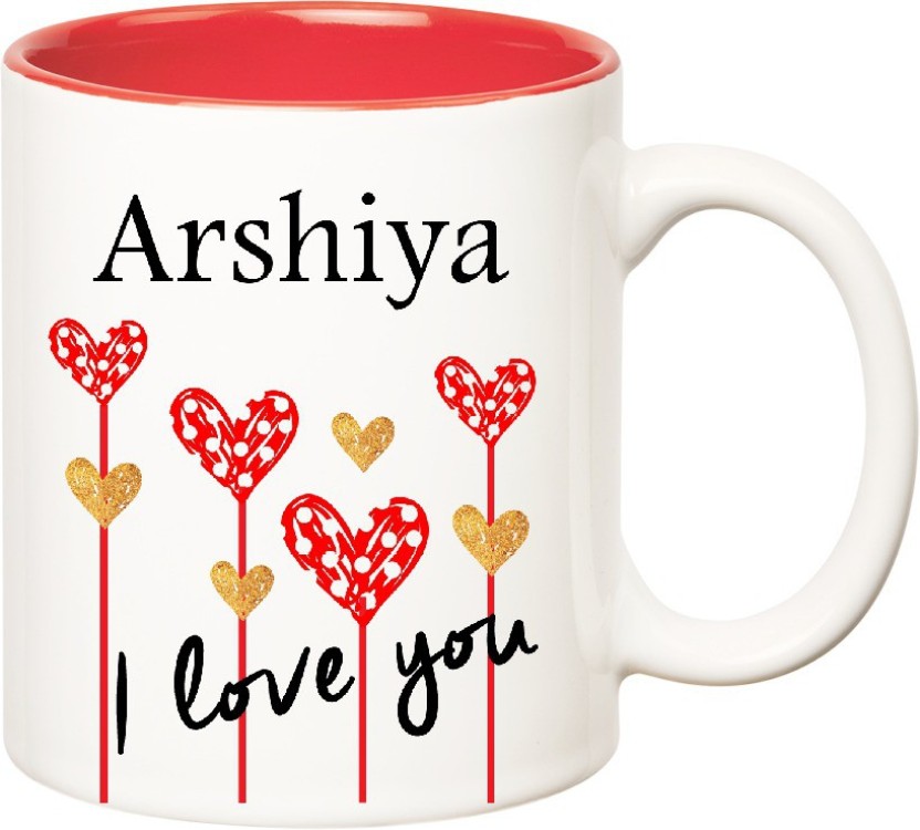 Huppme I Love You Arshiya Inner Red Ceramic Mug - Love You Santoshi , HD Wallpaper & Backgrounds