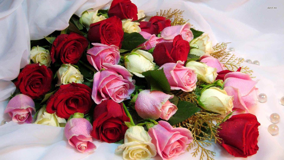 Arshiya Banu On Twitter - Bouquet Of Flowers Hd , HD Wallpaper & Backgrounds
