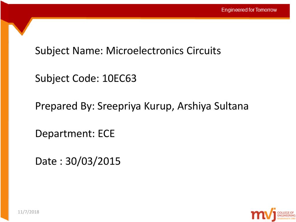 Microelectronics Circuits Subject Code - Subject Name And Subject Code , HD Wallpaper & Backgrounds